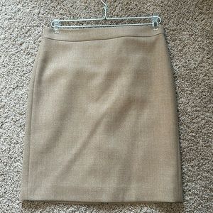 JCrew Wool Kahki Skirt